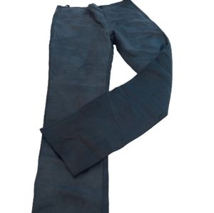 Vintage Moda International 100% Black Leather Pants